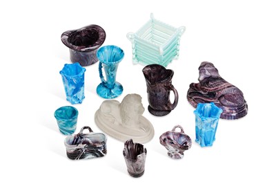 Lot 76 - A COLLECTION OF VICTORIAN PRESSED GLASS