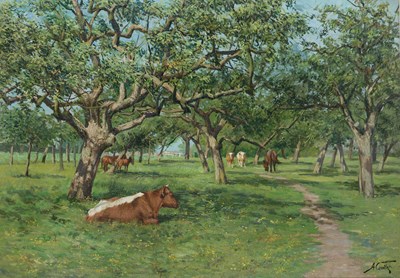 Lot 792 - ALBERT CAULLET (BELGIAN 1875-1950)