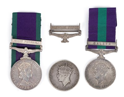 Lot 22 - THREE GENERAL SERVICE MEDALS (G.S.M)