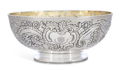 Lot 239 - A GEORGE III SCOTTISH SILVER BOWL