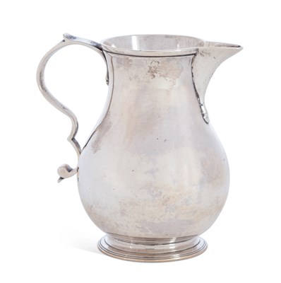 Lot 384 - A GEORGE II SILVER SPARROW-BEAK CREAM JUG