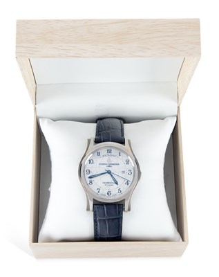 Lot 476 - A GENTS STEEL CUERVO Y SOBRINOS CHURCHILL LTD EDITION WATCH