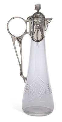 Lot 150 - A WMF PEWTER LIQUEUR JUG