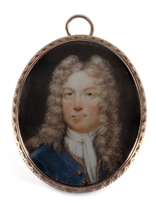 Lot 690 - A GOLD FRAMED PORTRAIT MINIATURE