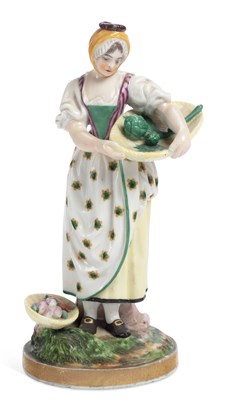 Lot 92 - A FRENCH NIDERVILLER PORCELAIN FIGURE