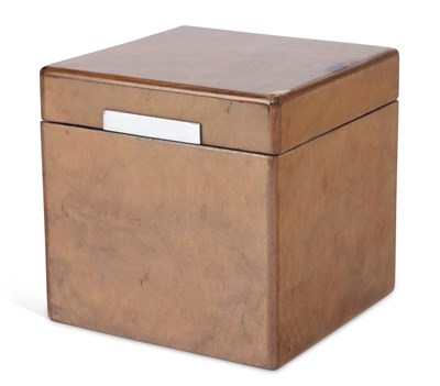 Lot 977 - A DUNHILL BURR WOOD CIGAR HUMIDOR