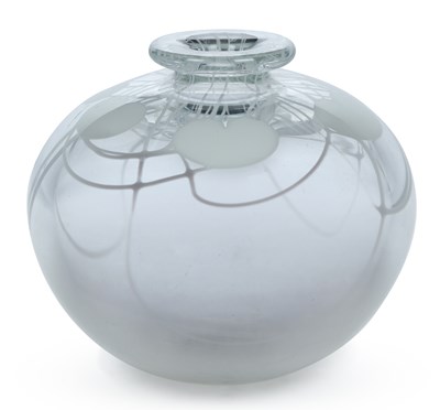 Lot 81 - A STUDIO GLASS VASE BY MARY ANGUS