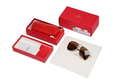 Lot 456 - A PAIR OF OMEGA SUNGLASSES