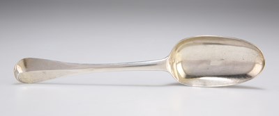 Lot 1064 - A GEORGE I BRITANNIA SILVER HANOVERIAN PATTERN TABLESPOON