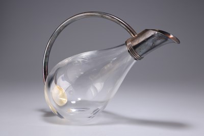 Lot 1076 - ASPREY: AN ELIZABETH II SILVER-MOUNTED CARAFE