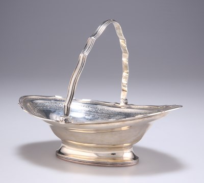 Lot 1157 - A GEORGE III SILVER SWEETMEAT BASKET