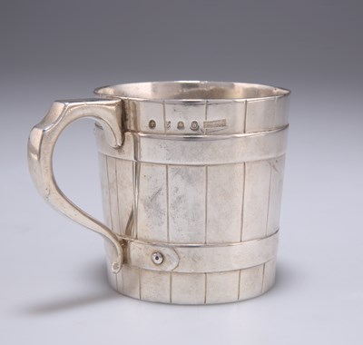 Lot 1449 - A VICTORIAN SCOTTISH SILVER NOVELTY MUG