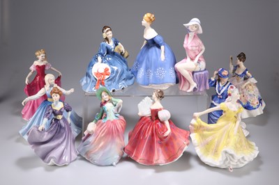 Lot 572 - A COLLECTION OF ROYAL DOULTON FIGURES