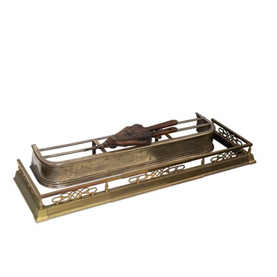 Lot 170 - A GROUP OF FIRESIDE ACCESSORIES, 19TH CENTURY AND LATER